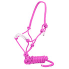 Rancher Halters Pink Rancher Knotted Rope Halter & Lead