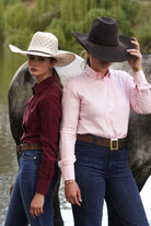 Reba Womens Shirts Reba Rae Shirt Womens Pink Cupro Gal Classic Fit