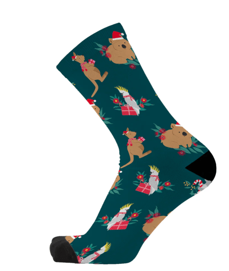 Red Fox Sox Socks Red Fox Sox Socks Aussie Critter Christmas