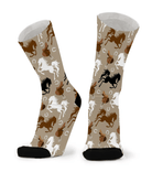 Red Fox Sox Socks Red Fox Sox Socks Wild Horses
