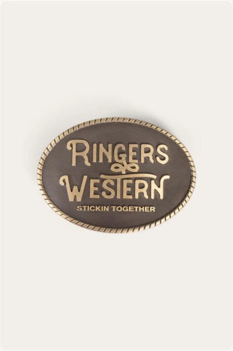 Ringers Western Belt Accessories Gold Ringers Western Belt Buckle Kelby
