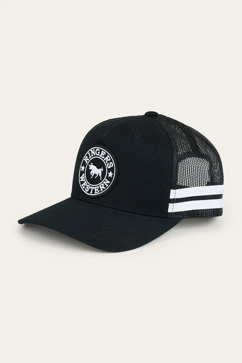 Ringers Western Caps Black/White Ringers Western Cap Kids McCoy Trucker