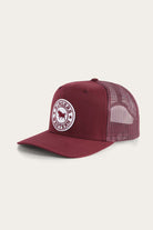 Ringers Western Caps Burgundy/ White Ringers Western Signature Trucker Cap