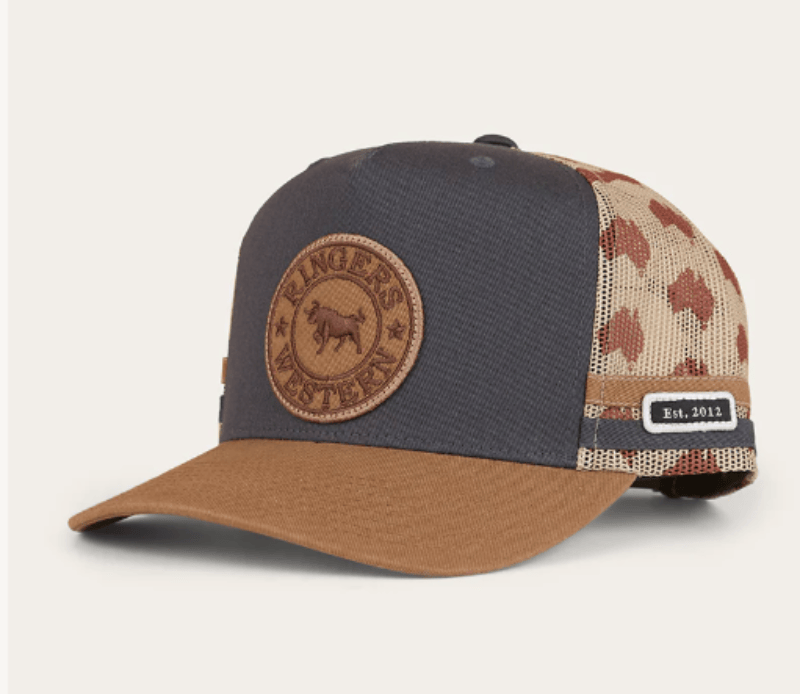 Ringers Western Caps Charcoal/Clay Ringers Western Cap Aussie Rules Deep Fit Trucker
