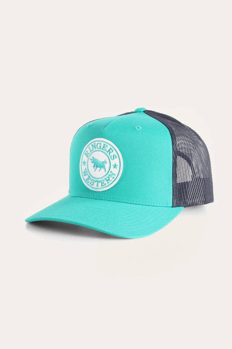 Ringers Western Caps Green Ringers Western Signature Trucker Cap