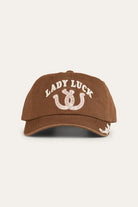 Ringers Western Caps Saddle Brown Ringers Western Cap Lady Luck Baseball