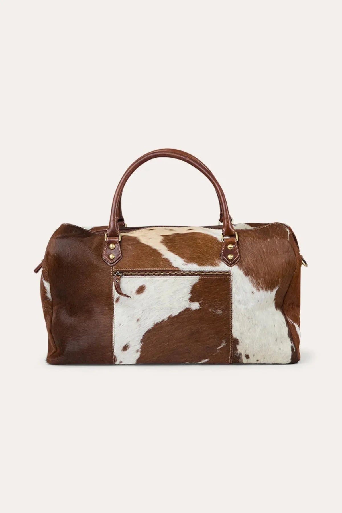 Ringers Western Gear Bags - Luggage Off White/Brown Ringers Western Duffle Bag Toro Fur