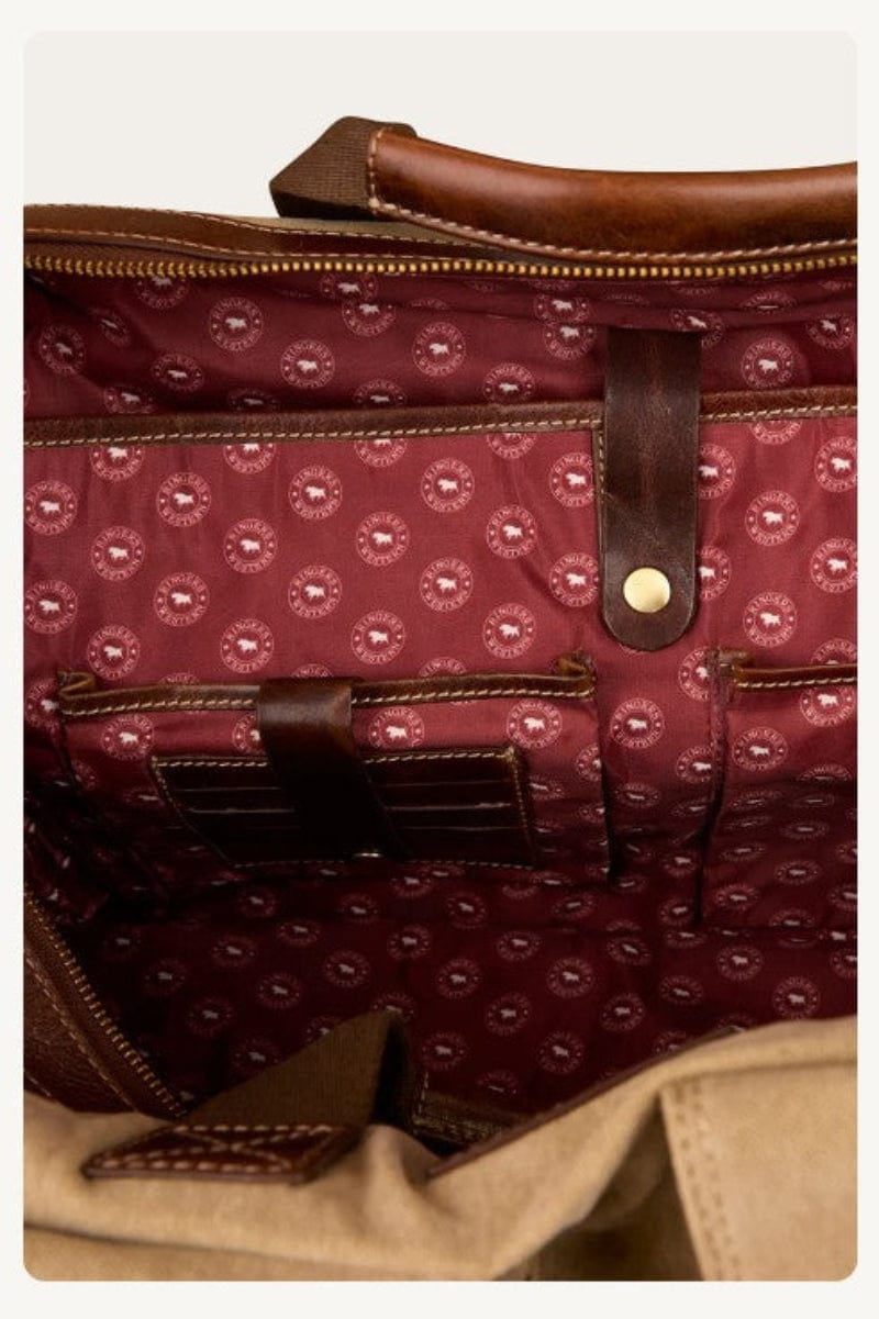 Ringers Western Gear Bags - Luggage Sand Ringers Western Duffle Bag Waxicanvas
