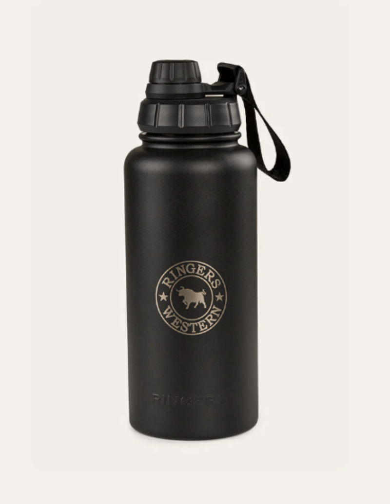 Ringers Western Gifts - Homewares 946ml / Black Ringers Western Water Bottle Longview