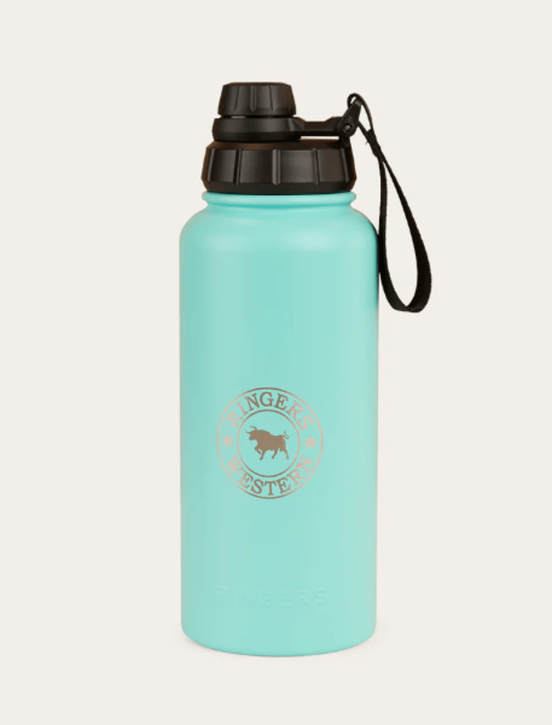 Ringers Western Gifts - Homewares 946ml / Turquoise Ringers Western Water Bottle Longview