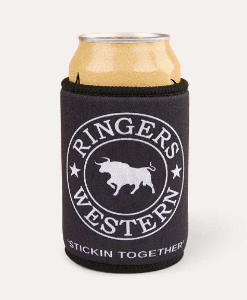 Ringers Western Gifts - Homewares Black Ringers Western Stubby Holder Magnetic