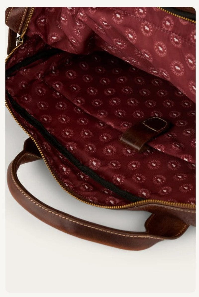 Ringers Western Gifts - Homewares Cognac Ringers Western Briefcase Toro