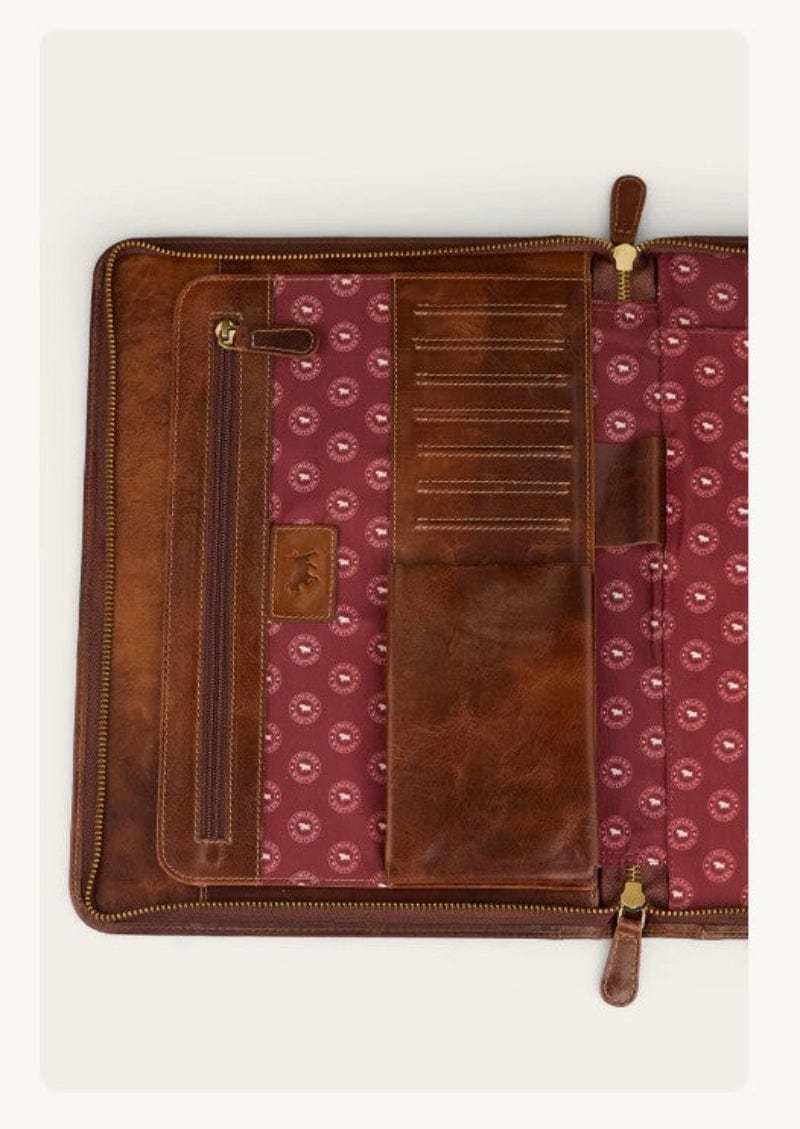 Ringers Western Gifts - Homewares Cognac Ringers Western Document Folder Toro Notas