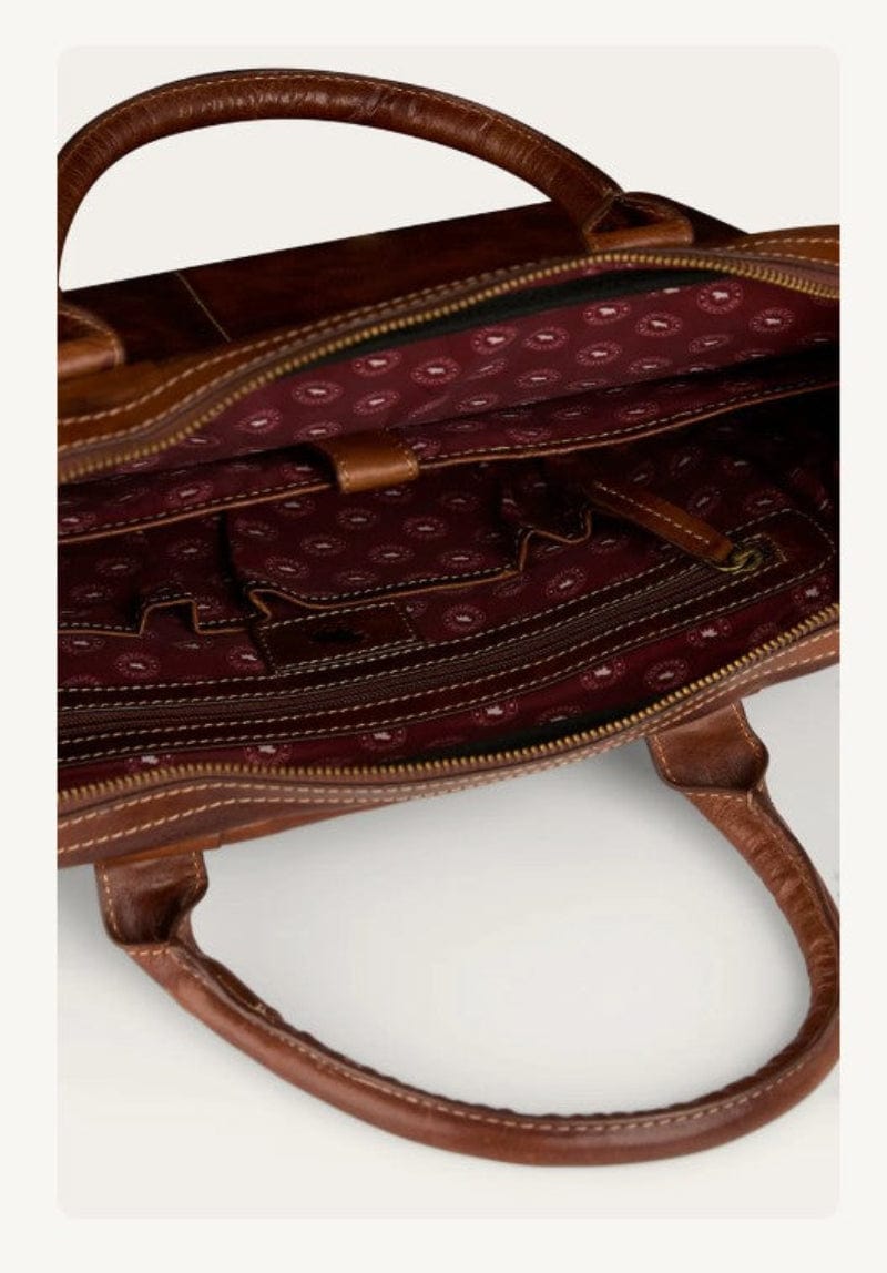 Ringers Western Gifts - Homewares Cognac Ringers Western Messenger Bag Toro Attache