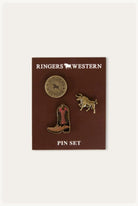 Ringers Western Gifts - Homewares Gold Ringers Western Pin Set Ambrose