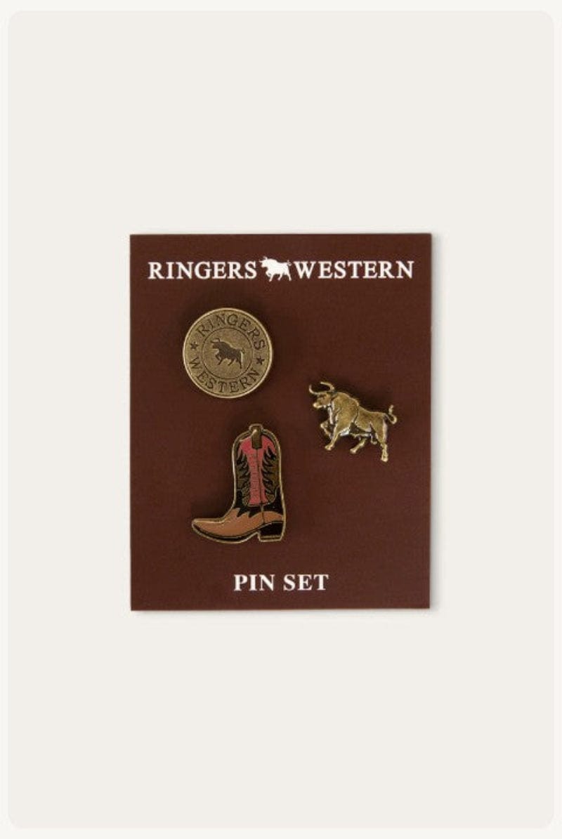 Ringers Western Gifts - Homewares Gold Ringers Western Pin Set Ambrose