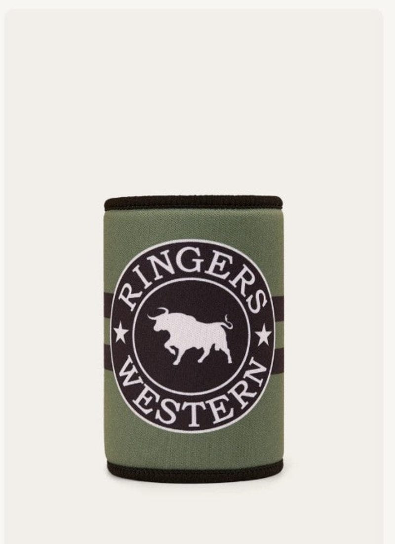 Ringers Western Gifts - Homewares Leaf/Black Ringers Western Stubby Cooler McCoy