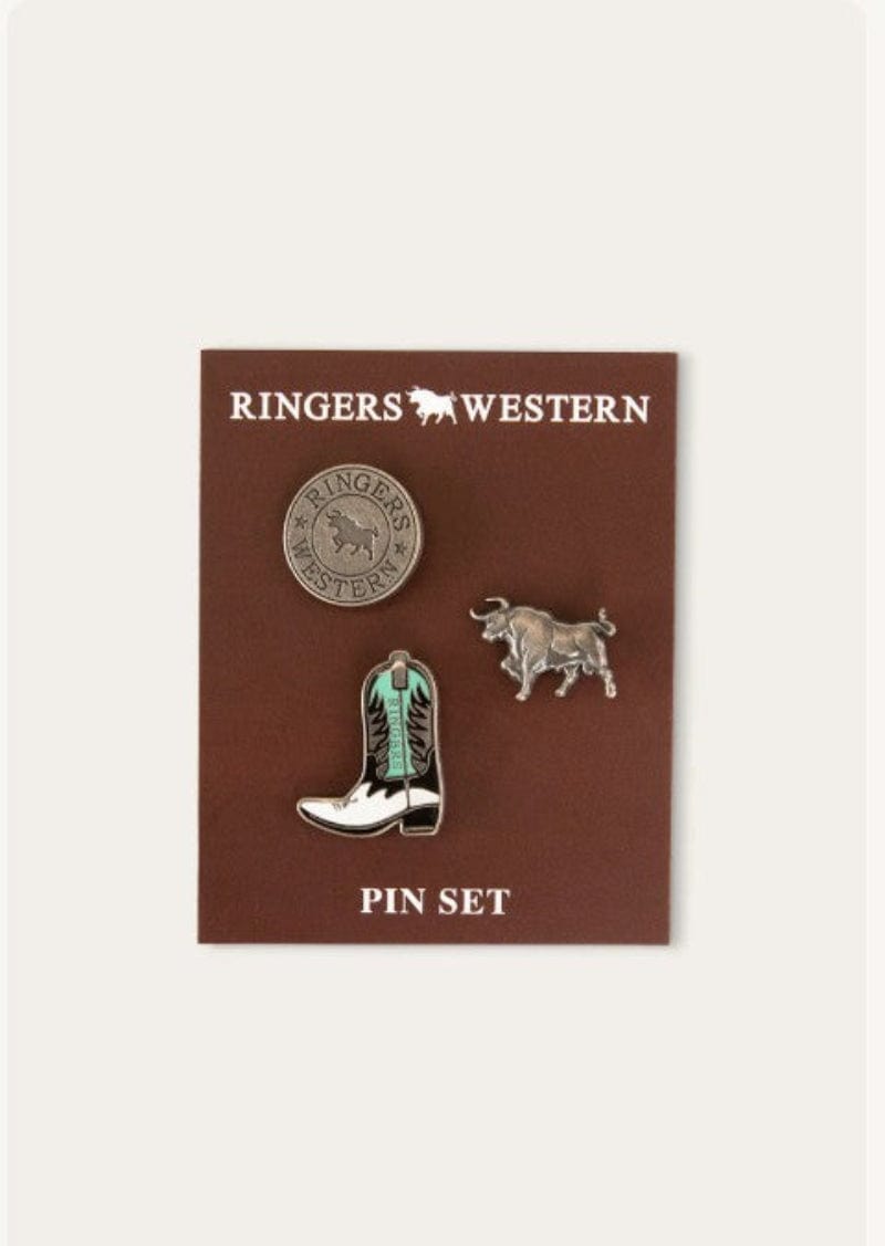 Ringers Western Gifts - Homewares Silver Ringers Western Pin Set Ambrose