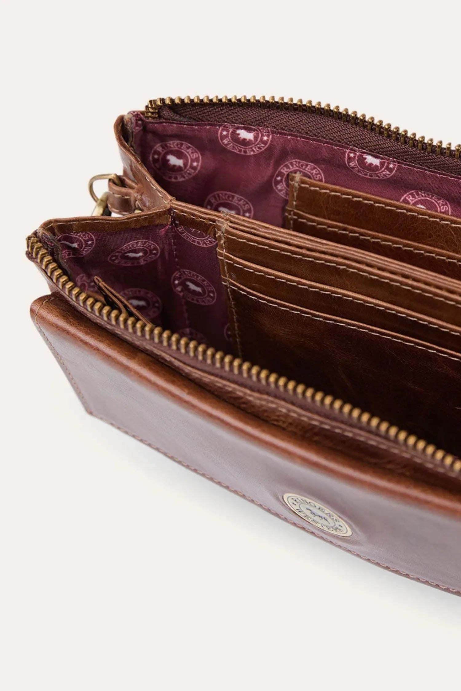 Ringers Western Handbags - Wallets Cognac Ringers Western Purse Toro