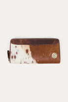 Ringers Western Handbags - Wallets Off White/Brown Ringers Western Purse Toro Dama Zip