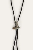 Ringers Western Jewellery Antique Silver Ringers Western Bolo Tie Boots