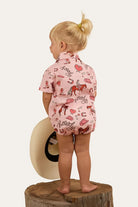 Ringers Western Kids Shirts 00 / Dusty Pink Ringers Western Romper Mini Cowgirl Workshirt