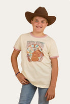 Ringers Western Kids Shirts 06 / Bone Ringers Western Tee Kids Country Music Ringer