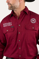 Ringers Western Mens Shirts Ringers Western Shirt Mens Hawkeye Full Button