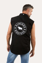 Ringers Western Mens Shirts Ringers Western Shirt Mens Hawkeye Sleeveless