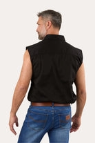 Ringers Western Mens Shirts Ringers Western Shirt Mens Rob Roy Sleeveless Full Button