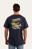Ringers Western Mens Shirts Ringers Western Tee Mens Buckin Barra Loose Fit