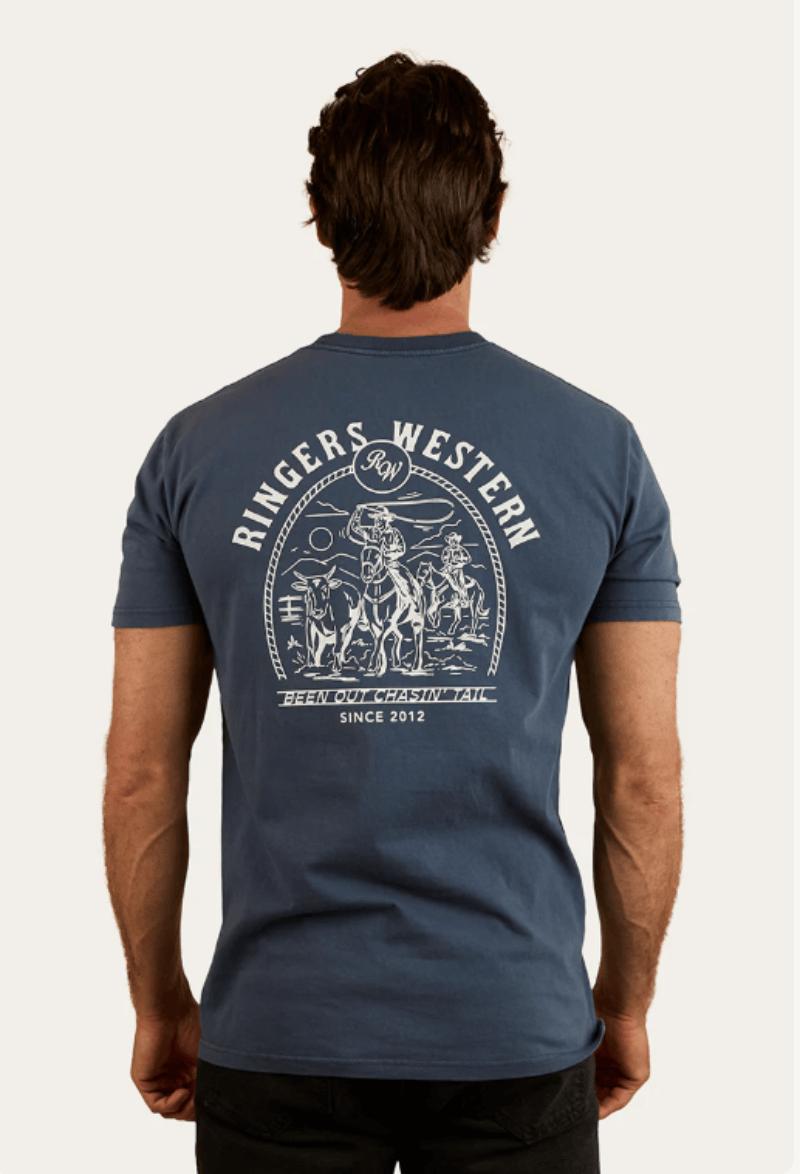 Ringers Western Mens Shirts Ringers Western Tee Mens Chasin Tail