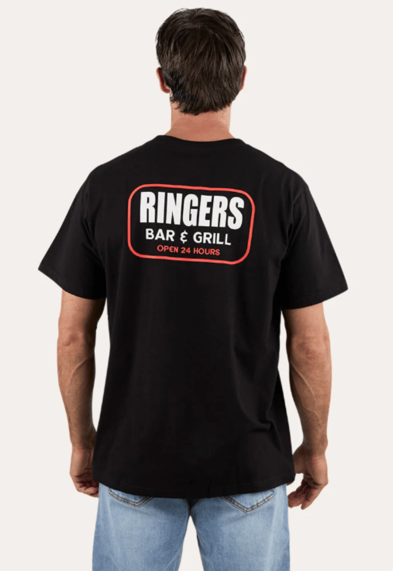 Ringers Western Mens Shirts Ringers Western Tee Mens Grill Loose Fit