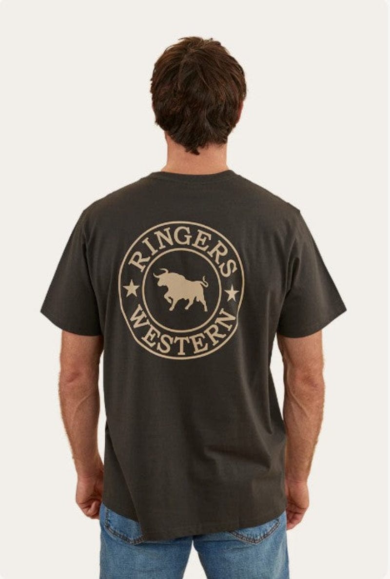 Ringers Western Mens Shirts Ringers Western Tee Mens Signature Bull Loose Fit