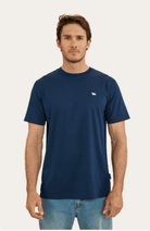 Ringers Western Mens Shirts S / Navy Ringers Western Tee Mens Jarrahdale Classic