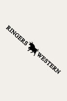 Ringers Western Stickers - Decals Black Ringers Western Small Die Cut Sticker