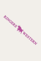 Ringers Western Stickers - Decals Pink Ringers Western Small Die Cut Sticker