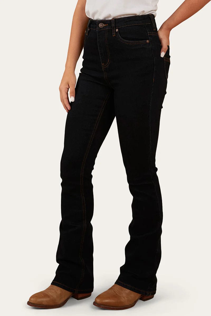 Ringers Western Womens Jeans 06 / Dark Blue Ringers Western Jeans Womens Penny High Rise Bootcut (221115RW)