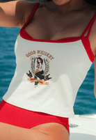 Ringers Western Womens Shirts 08 / Off White Ringers Western Tank Top Womens Bad Cowgirls