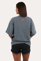 Ringers Western Womens Shirts Ringers Western Tee Womens Born in the West Oversize