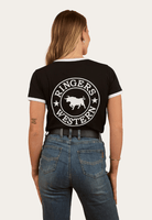 Ringers Western Womens Shirts Ringers Western Tee Womens Signature Bull