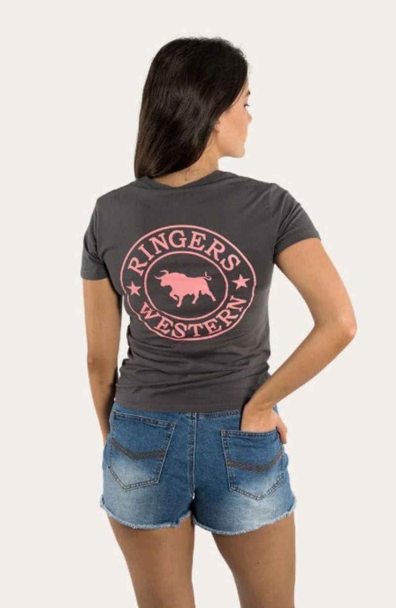 Ringers Western Womens Shirts Ringers Western Tee Womens Signature Bull Classic Fit