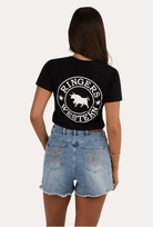Ringers Western Womens Shirts Ringers Western Tee Womens Signature Bull Classic Fit
