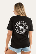 Ringers Western Womens Shirts Ringers Western Tee Womens Signature Bull Loose Fit