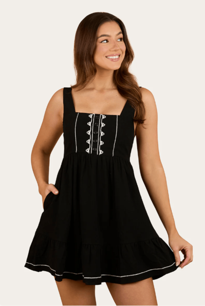 handcrafted black maxi dress Black Maxi Dress - Handmade in Latvia main image 0