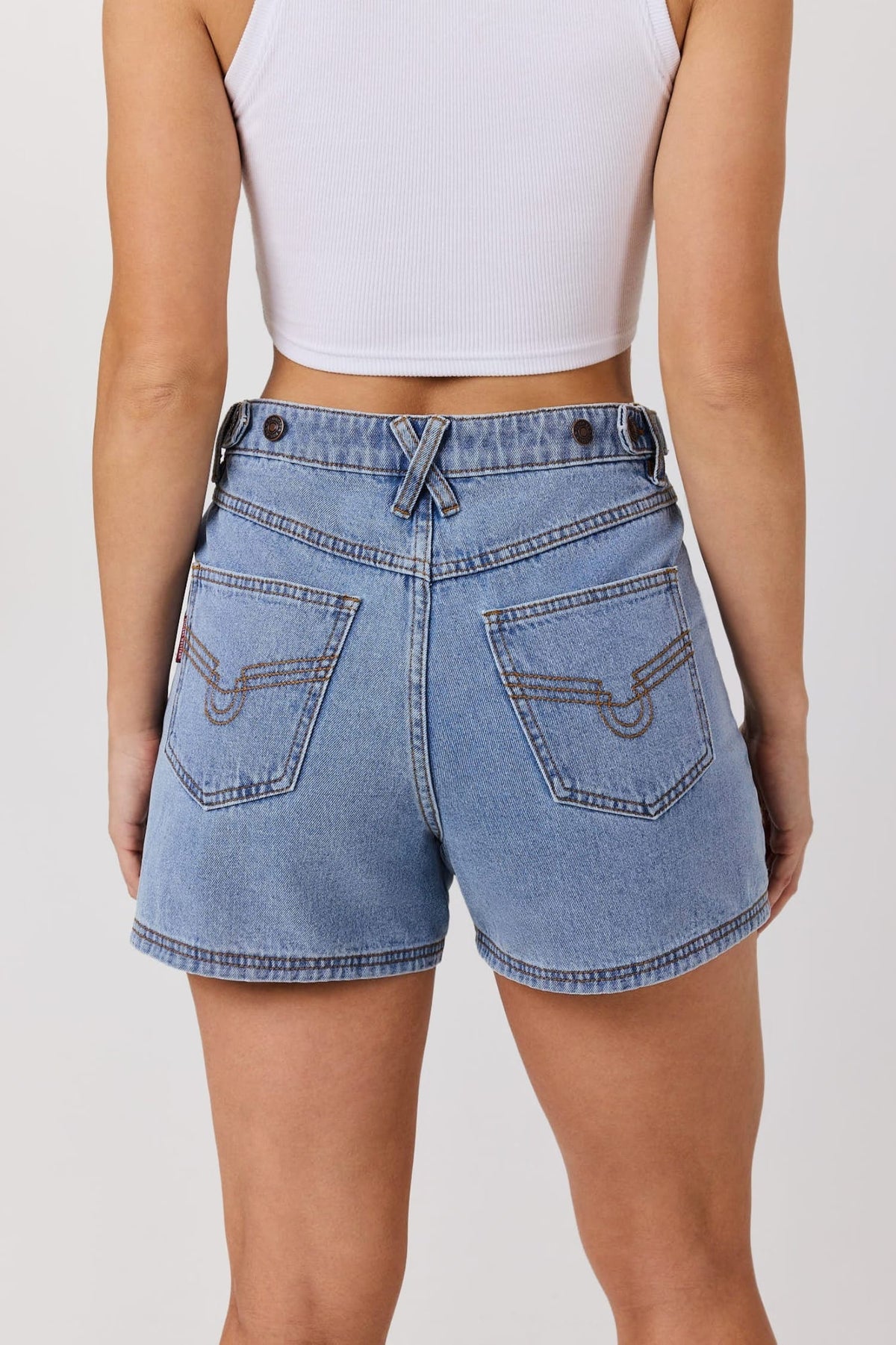 Ringers Western Womens Shorts- Skirts - Dresses Ringers Western Shorts Womens Iris Outback Denim
