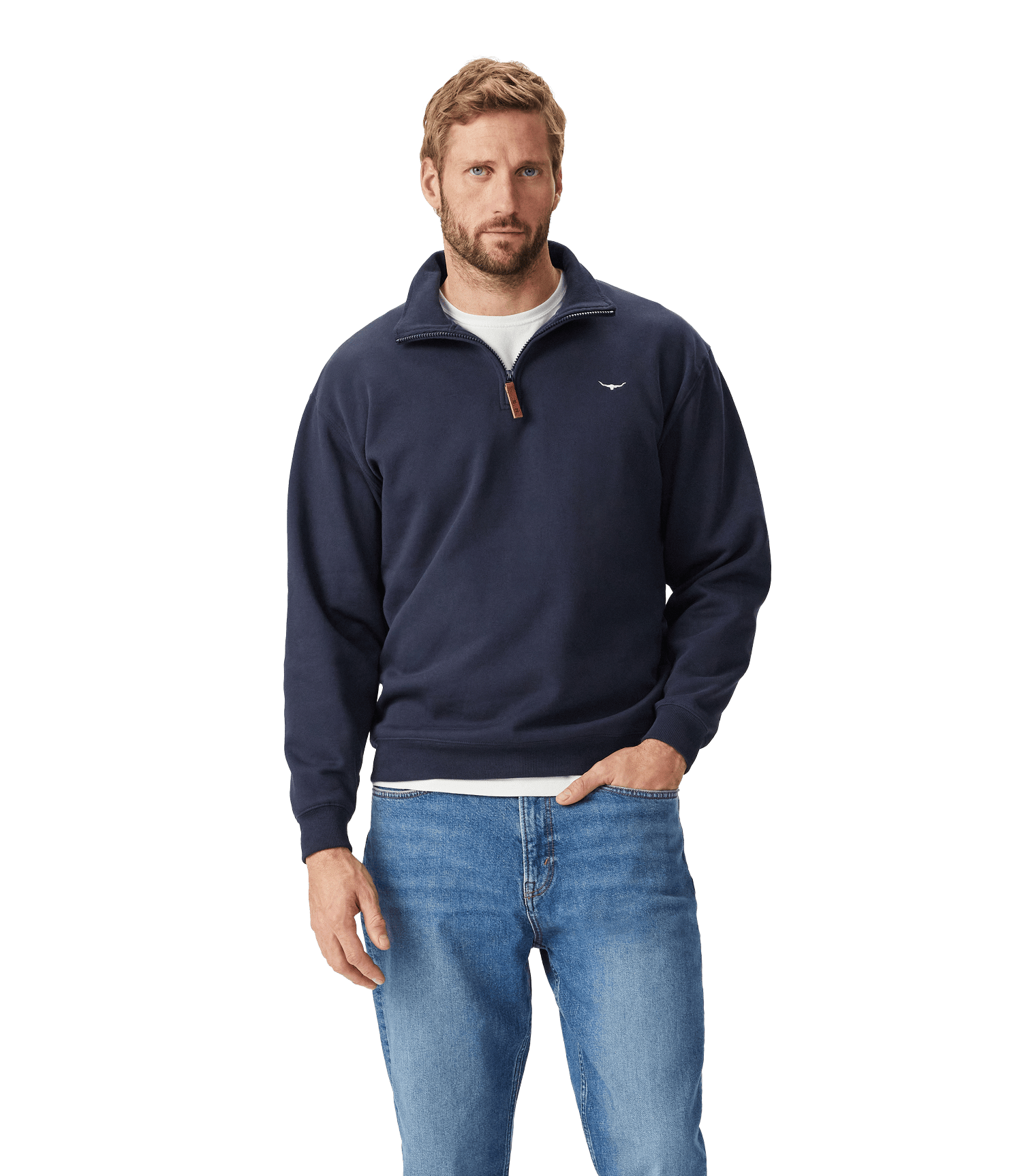 RM Wiliams Mens Jumpers- Jackets - Vests S / Navy RM Williams Mens Mulyungarie Fleece Jumper