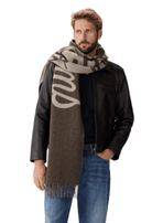 RM Williams Bandanas & Scarves Oatmeal RM Williams Scarf Script Jaquard