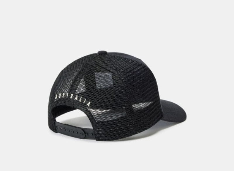 RM Williams Caps Black RM Williams Cap Genuine Longhorn Trucker
