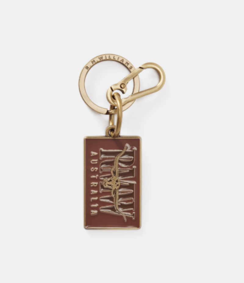 RM Williams Gifts - Homewares Brown RM Williams Keyring Heritage Logo Enamel